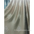 Mosell! Curtains de fenêtre en tissu à 100% polyester Jacquard